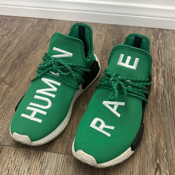 Other - Adidas PW Human Race Green Sneakers Mens Shoes Size 8.5